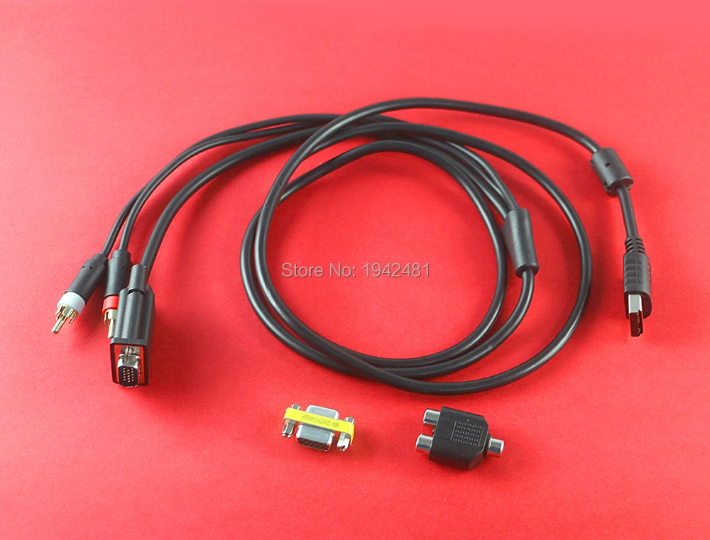 1 Uds Cable de definición VGA de alta calidad adaptador de sonido RCA HD PAL NTSC para Sega Dreamcast DC