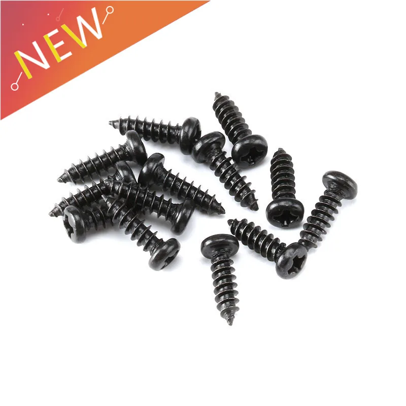 Tornillos de cabeza Micro Phillips para ordenador portátil, tornillos de madera pequeños electrónicos autorroscantes de 8MM, tornillo de reparación DIY, M2.3 x 8, 100 Uds.