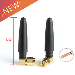 Antena Omnidireccional 433MHz SMA Macho Recto 3dBi 50mm