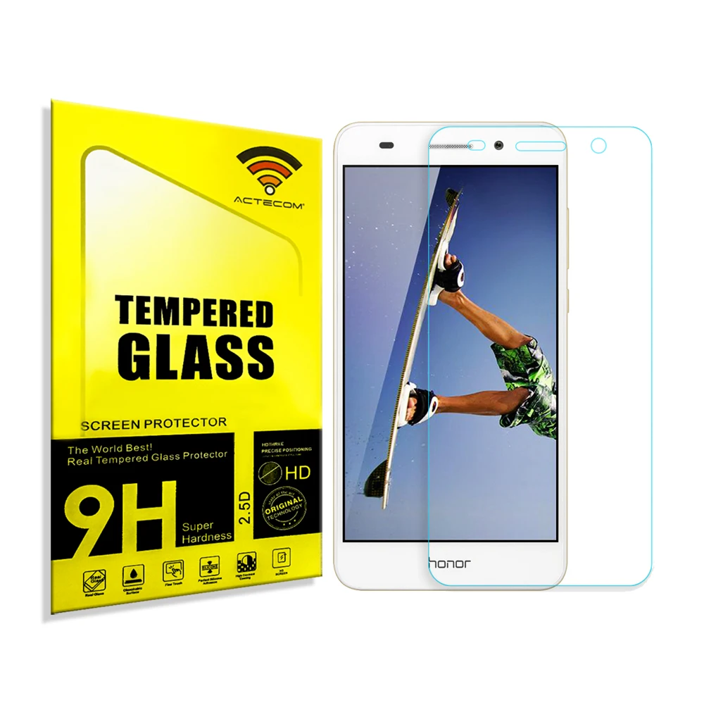 ACTECOM-Protector de Pantalla Premium para Huawei Honor 5A, Cristal Templado - imagen 2