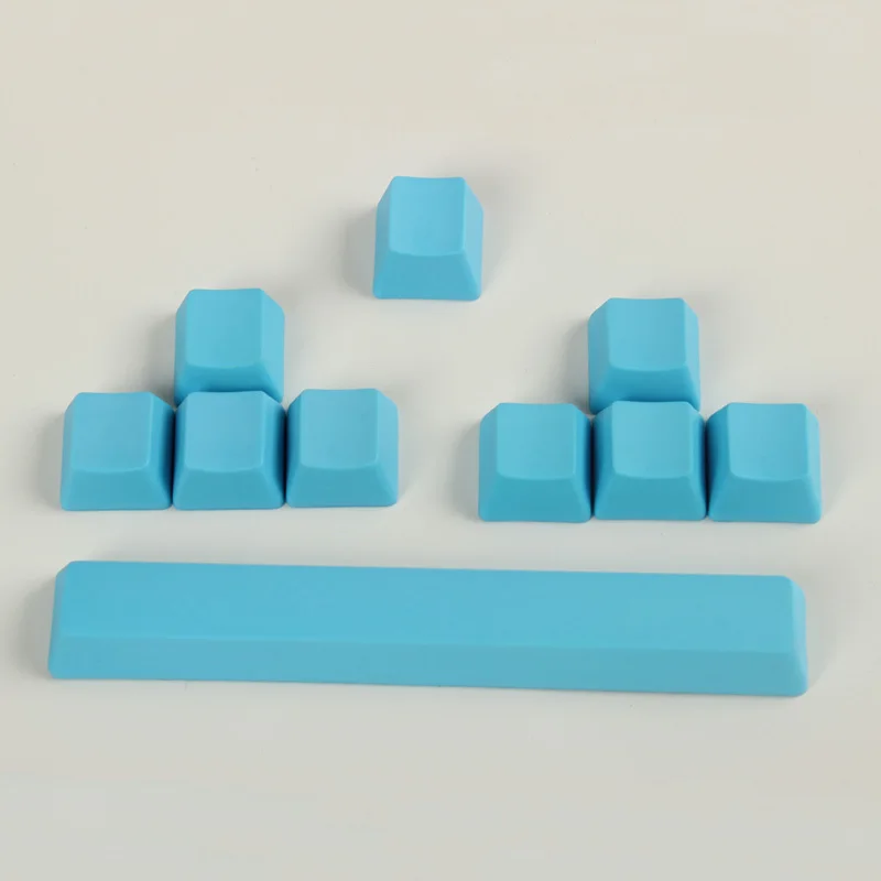 Juego de 10 teclas sin teclas PBT impresas, tapa de tecla espacial de dirección ESC WASD, teclas de teclado mecánico de altura OEM - imagen 5