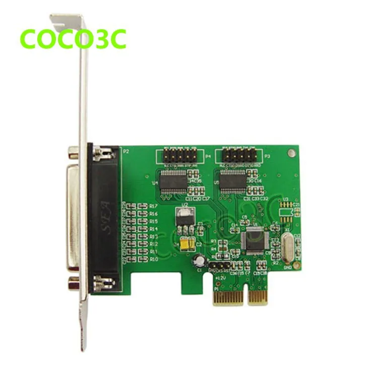 PCI-e 1x 2 Serial 1 Parallel IO Controller card