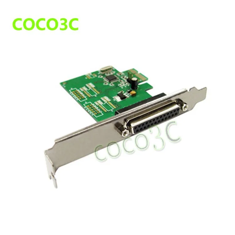 MosChip MCS9901 PCI-e 1 Parallel IEEE 1284 Controller card PCI express to DB25 printer LPT port Expension adapter 1