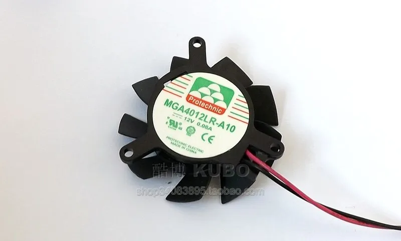 Reemplazo Original de ventilador enfriador MGA4012LR-A10 de 37mm de diámetro para GT620 625 705 560s 3647 HP S5-1523 12V 0.08A ventilador de 2 pines - imagen 3