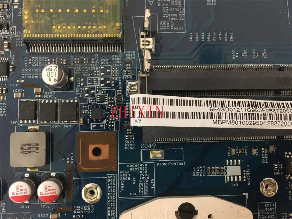 Yourui para MBPM601002 para Acer Aspire 5740 5740G placa base para ordenador portátil 48.4GD01.01M JV50-CP MB 09285-1M prueba completa - imagen 3