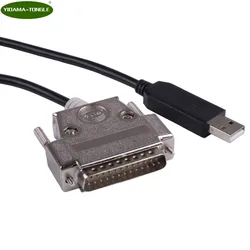 Adaptador FTDI USB-RS232 DB25 macho para programación CNC
