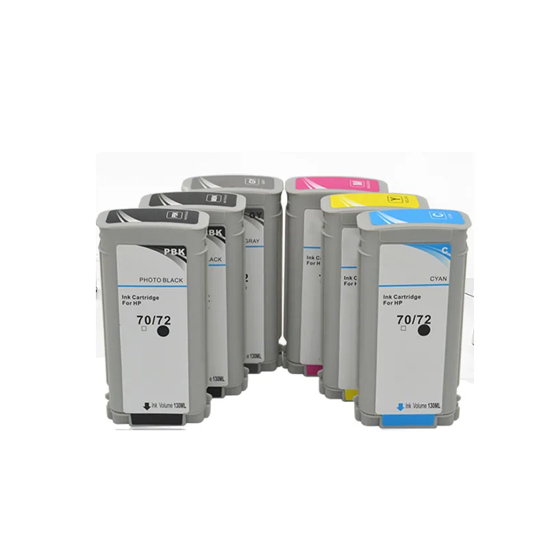 Cartuchos de tinta compatibles con 72 impresoras HP Designjet, T610, T770, T795, T1100, T1120, T1200, T1300, T2300, HP72 - imagen 2