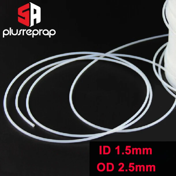 1 metro 1,5mm x 2,5mm/0,8mm x 1,2mm Tubo de teflón PTFE para piezas de impresora 3D
