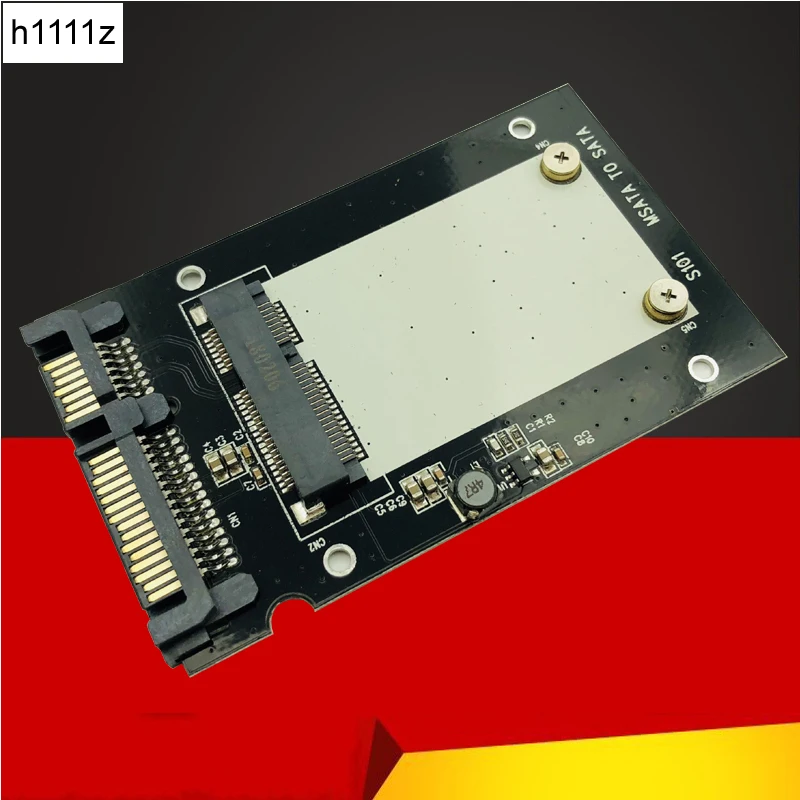Adaptador mSATA SSD de placa pequeña de 50mm a unidad SATA de 2,5 pulgadas, convertidor msata para Windows 2000/XP/7/8/10, para Vista Linux Mac, novedad