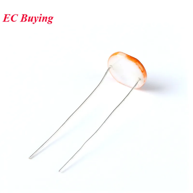 100 uds/1 pieza GL12528 resistencia sensible a la luz fotorresistor de 12mm 12528 LDR resistencia dependiente GL12 foto resistencia artículo Kit Set - imagen 3