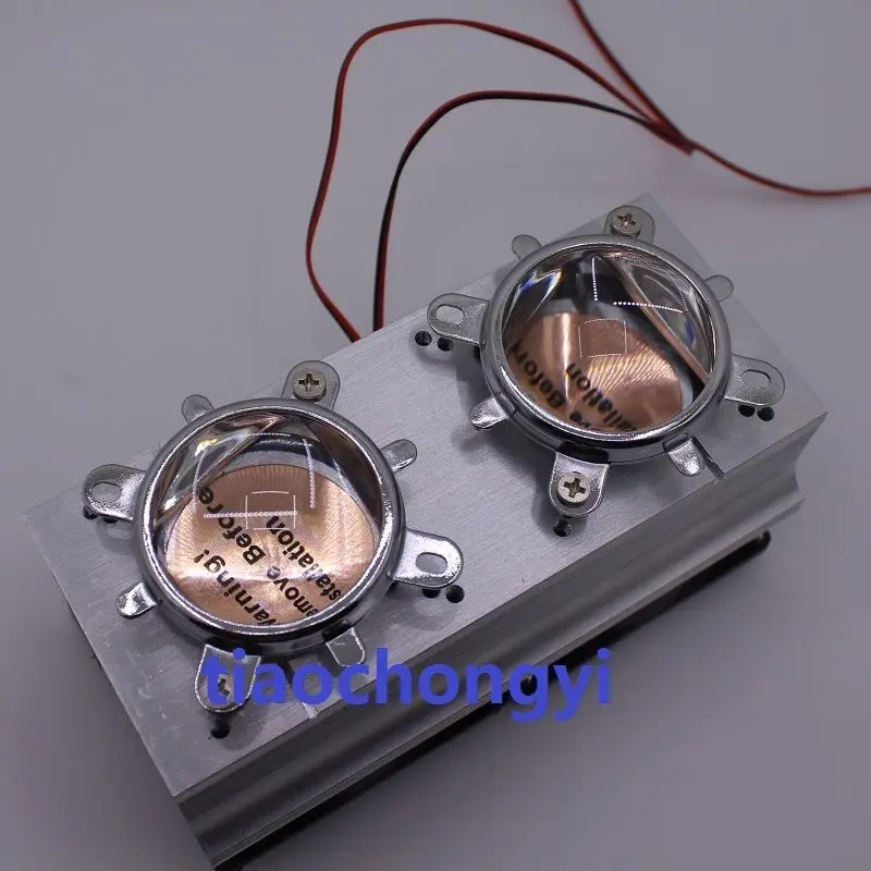 Ventilador disipador de calor Led de 120 grados, 12V, Lente de Cristal de 20W para Led de alta potencia, 30W, 50W, 100W - imagen 5