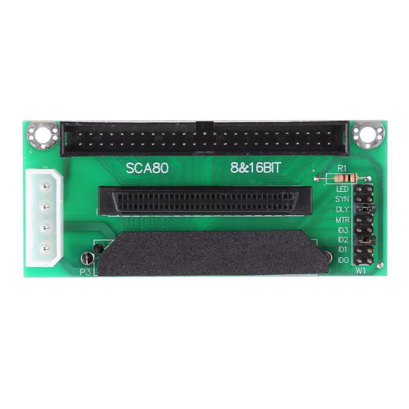 Adaptador SCSI 80 pines macho a 68/50 hembra para disco duro - imagen 5