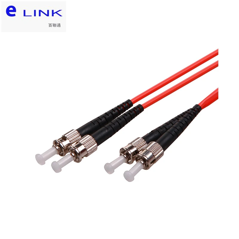 Cable de conexión de fibra ST-ST OM2 multimodo dúplex 50/125um cable naranja puente de fibra óptica envío gratis ELINK bajo IL 20 piezas - imagen 3