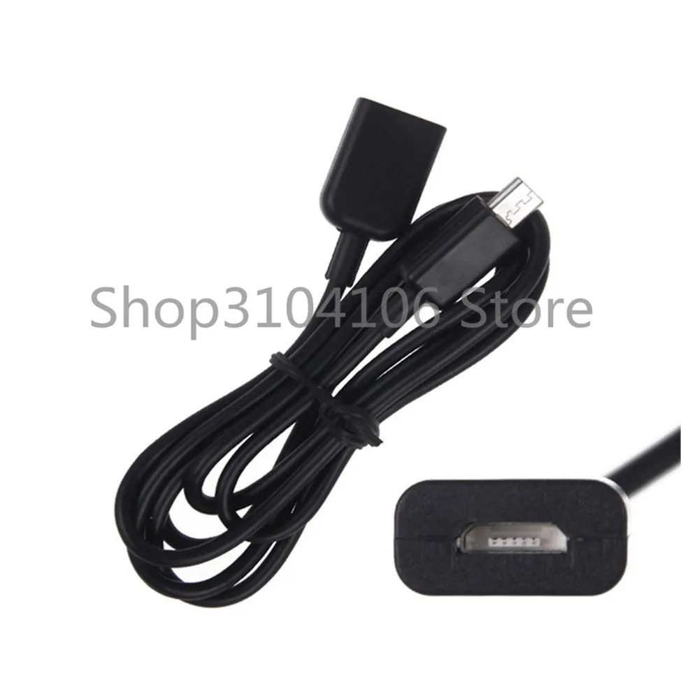 Cable de extensión Micro USB de 1M macho a micro usb hembra Cable extensor Cable de carga adaptador OTG para teléfono tableta conector 5 pines