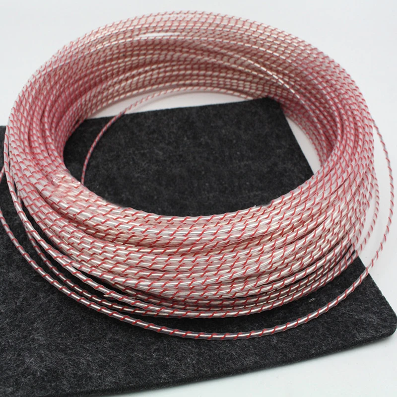 Cable a granel chapado en plata de cobre 7N de alta gama de 4M, cable de alimentación DIY, cables de Audio de interconexión - imagen 4