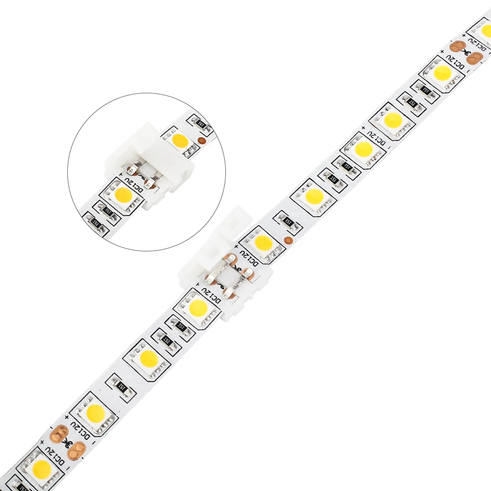 5 uds 2PIN 3PIN 4PIN 5PIN conector LED de soldadura libre 10mm conector de esquina en forma de L/T/X para tira de luz LED RGB RGBW RGBWW - imagen 4