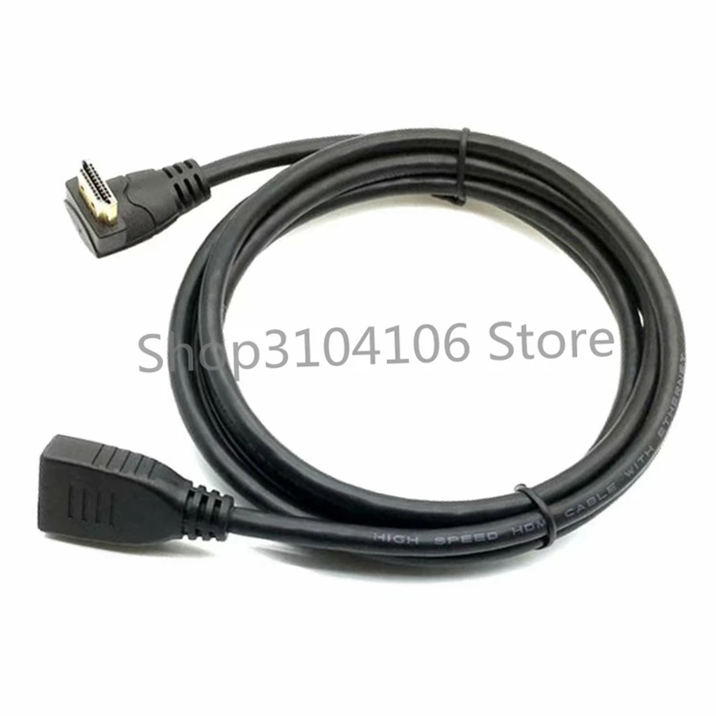 Cable de extensión de ángulo compatible con HDTV en ángulo 2,0 A macho a hembra 4K * 2k 60Hz HD HDTV2.0v HDMI2.0 15cm 60cm 1,8m 6FT 2FT - imagen 3