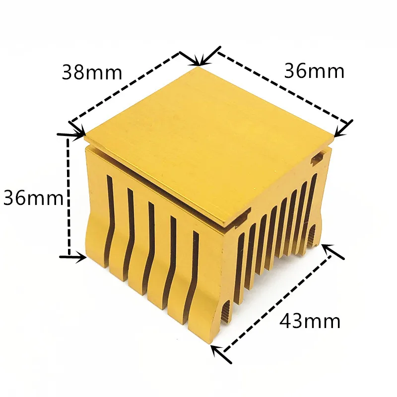 Nuevo enfriador de Chip de puente North South DC 5V 12V 24V 4010 con disipador de calor 40mm 40x40x10mm ventilador de refrigeración espacio de orificio de 3 cables 45-85MM - imagen 2