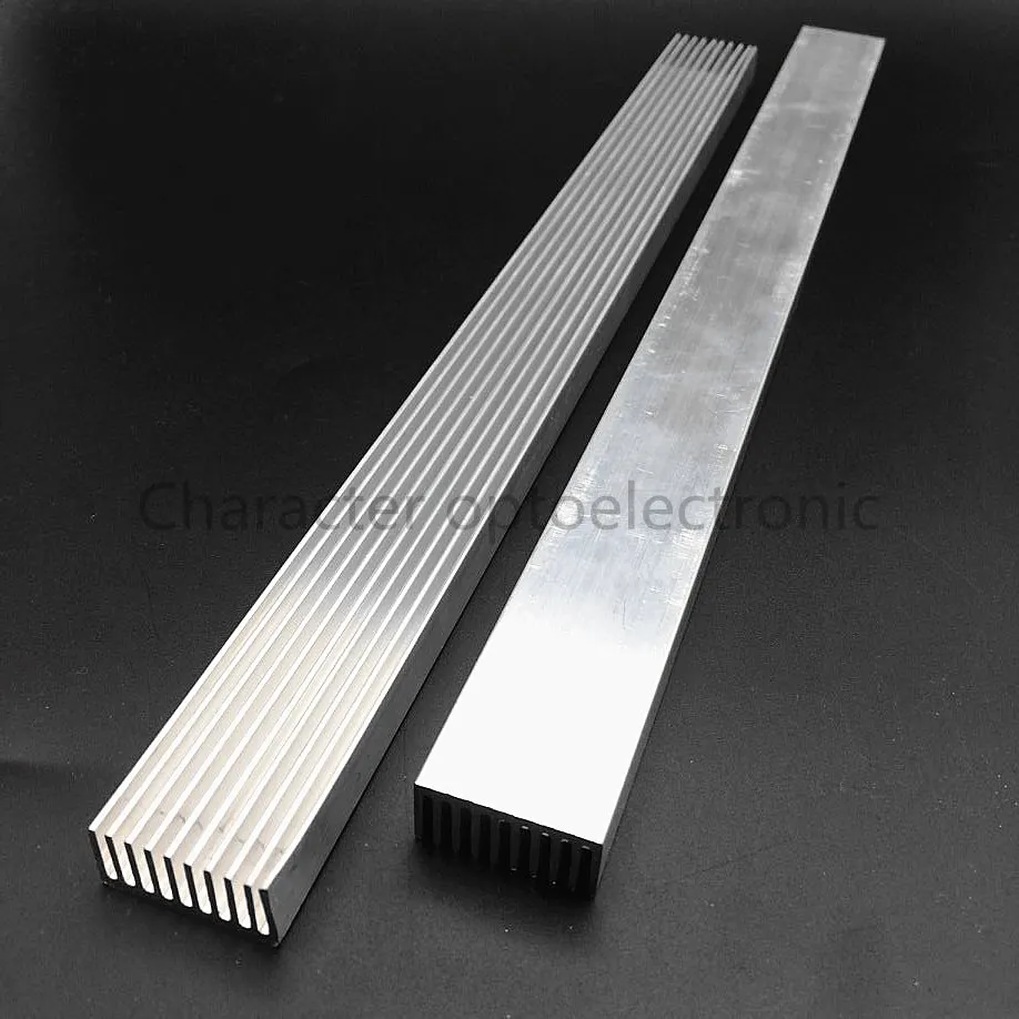 1-10 unids/lote disipador de calor de aluminio LED de alta potencia 300mm * 25mm * 12mm para diodos emisores de led de 1W, 3W, 5W - imagen 3