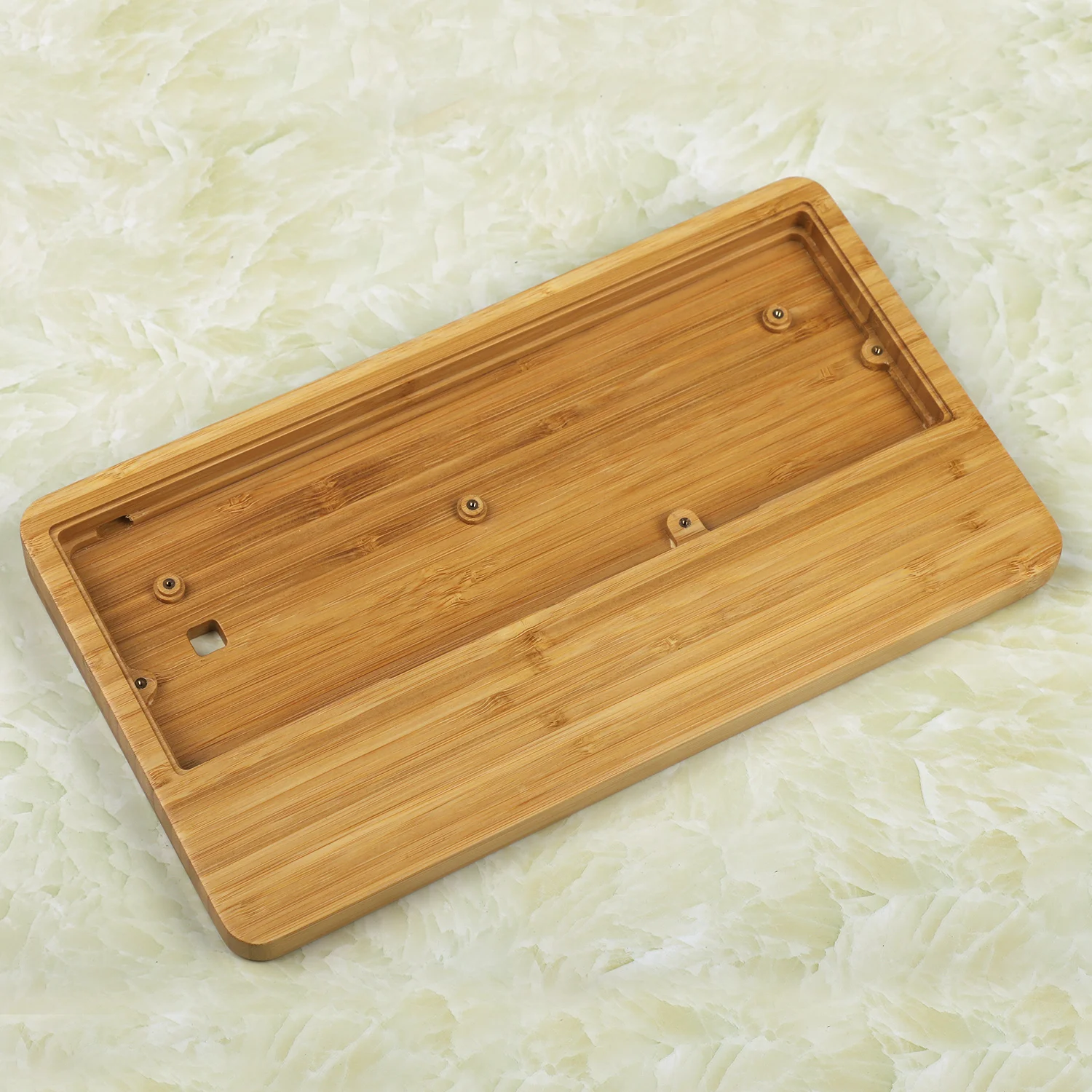 GH60-reposamuñecas con funda de madera de nogal y bambú 2 en 1 para Mini teclado mecánico para juegos 60%, Compatible con Pok3r, DZ60, YD60MQ, XD64 - imagen 3
