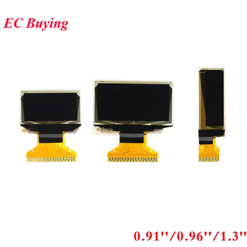 Módulo LCD de pantalla OLED 0,91 0,96 1,3 pulgadas pantalla OLED blanca 0,91 ''0,96'' 1,3'' 128x32 128X64 SSD1306 SH1106 para Arduino