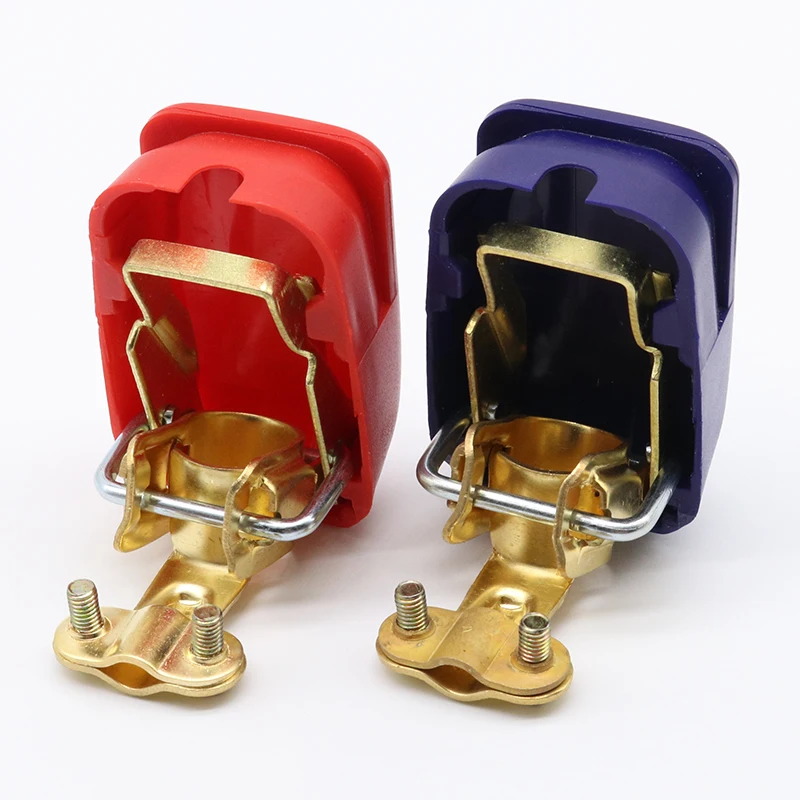 Interruptor de batería Universal de 12/24V, conectores de terminales de batería Scap de liberación rápida, abrazaderas para barco/camión/coche/furgoneta, 2 piezas - imagen 2