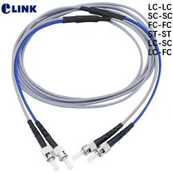 Cable fibra óptica blindada exterior multimodo SC-LC APC/UPC