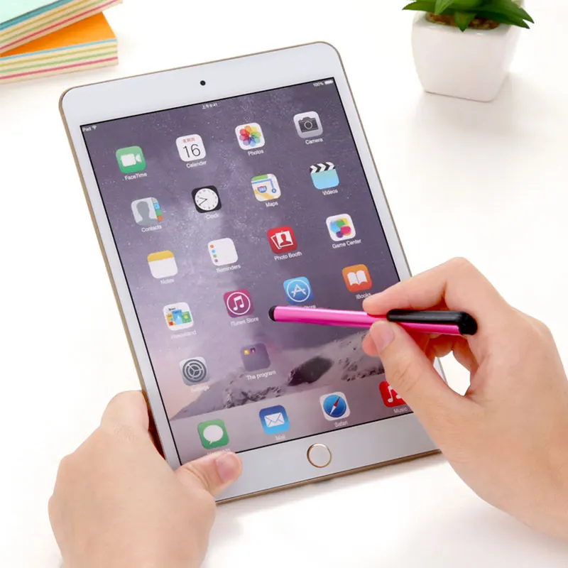 Universal 1 Uds lápiz de pantalla táctil lápiz capacitivo para iPad iPhone 7 8 X teléfono Android tabletas PC para Xiaomi Huawei lápiz táctil