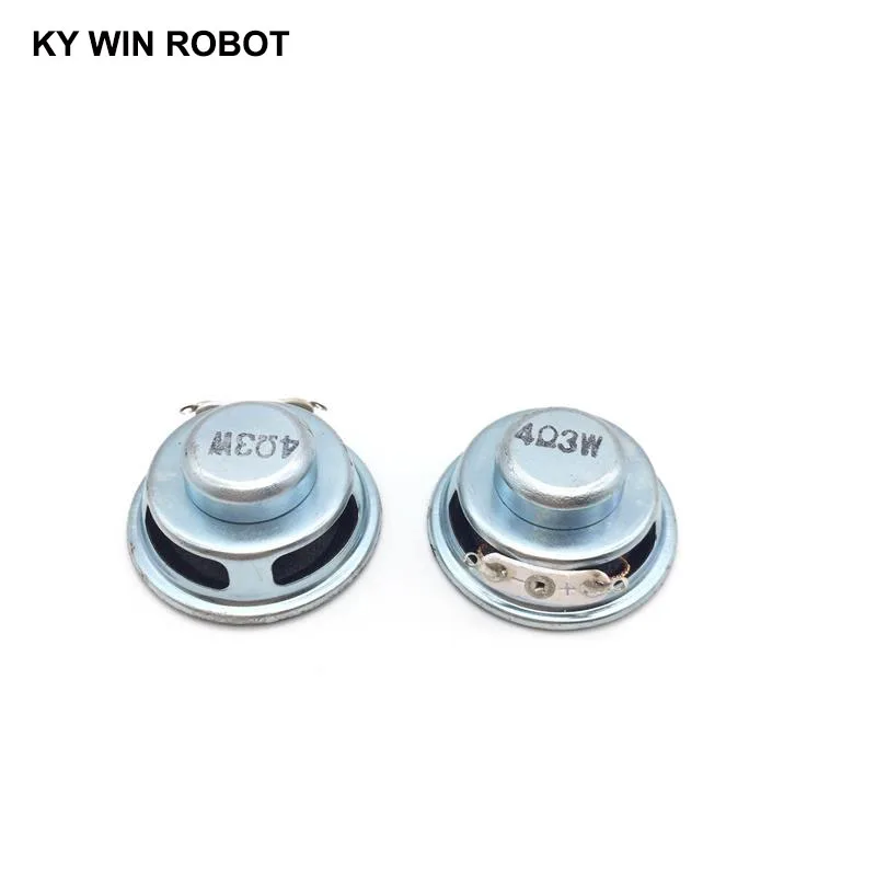 2 unids/lote bocina de altavoz de alta calidad 3W 4R diámetro 3,6 CM 36MM Mini amplificador junta de goma altavoz trompeta espesor 17MM - imagen 5