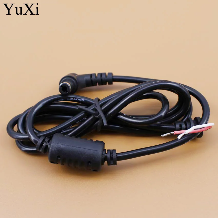 YuXi-Cable de alimentación de CC Universal, adaptador de CA para portátil Toshiba de 6,5x3,0mm/6,5x3,0mm, Cable de CC con anillo magnético, 6,5x3,0, 6,0x3,0mm - imagen 2