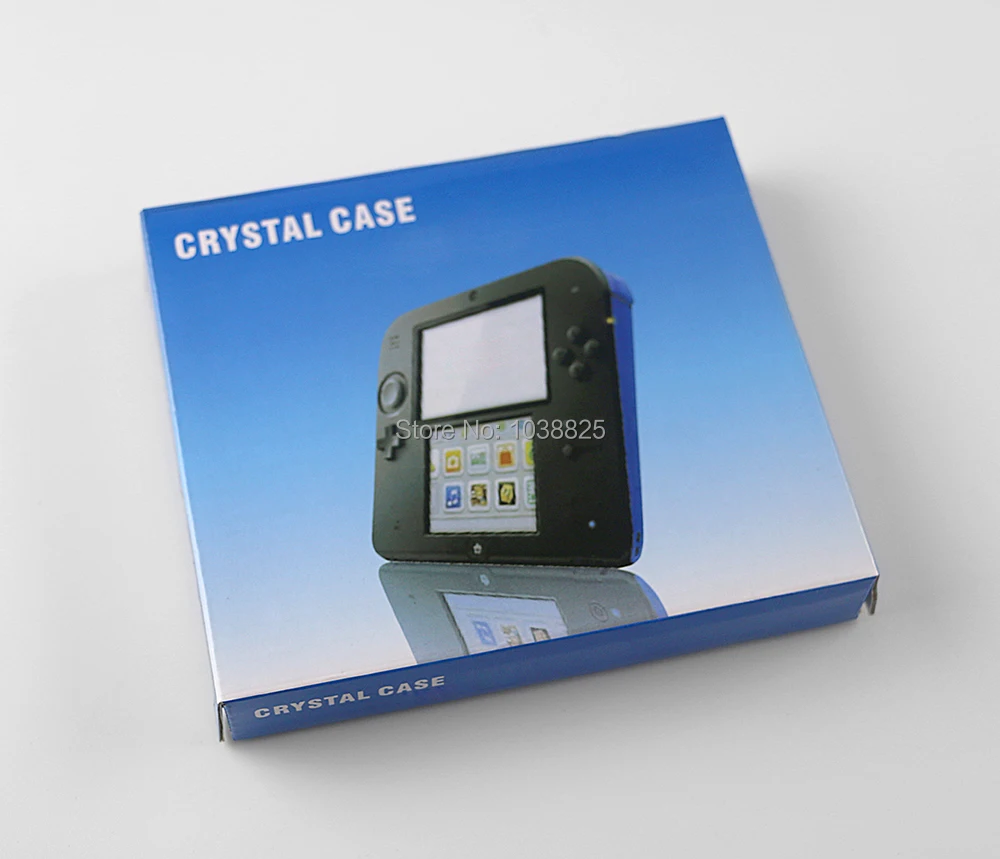 Funda protectora de cristal transparente para consola Nintendo 2DS, funda protectora transparente, 1 ud. - imagen 2