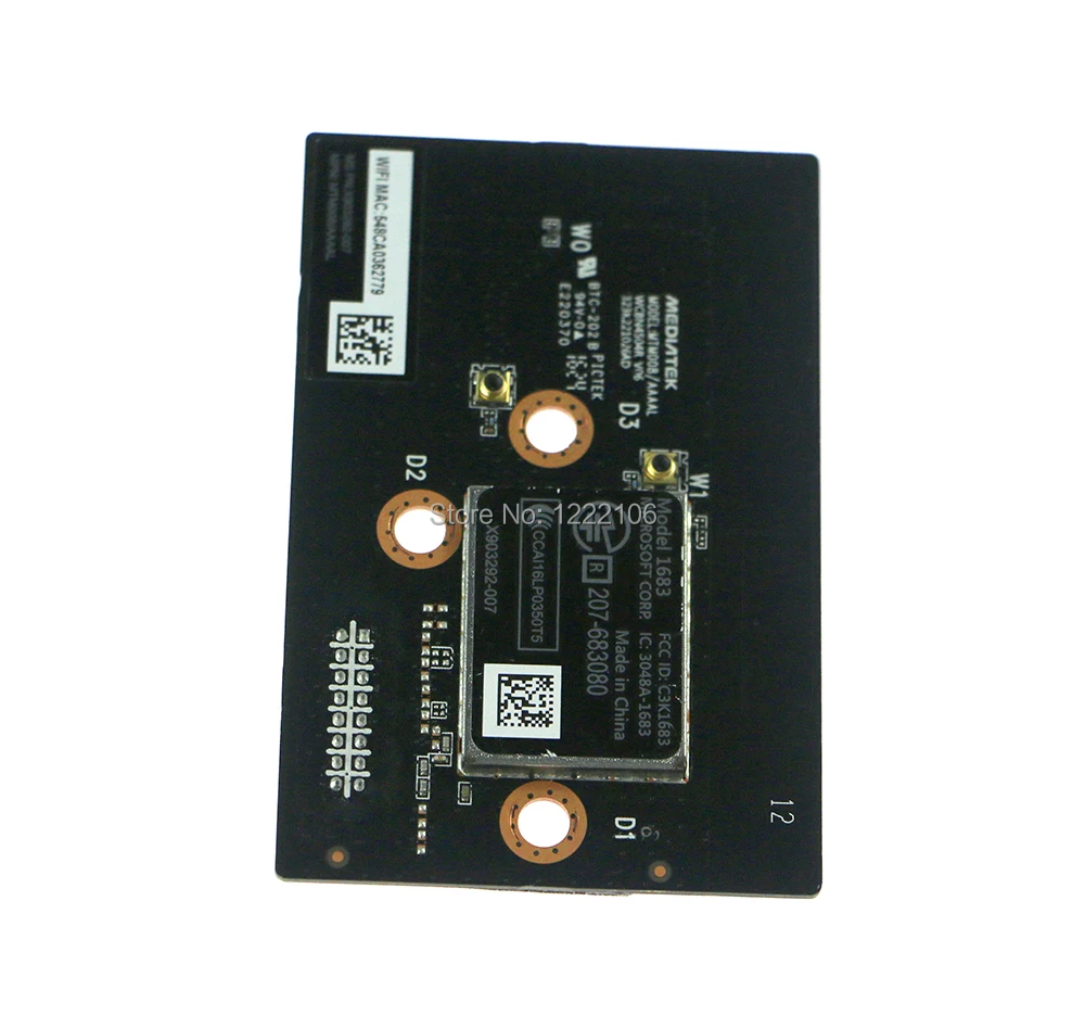 1 Uds. Para XBOX ONE Xboxone slim S X versión WIFI placa Original inalámbrica Bluetooth compatible con tarjeta WiFi Placa de módulo - imagen 4