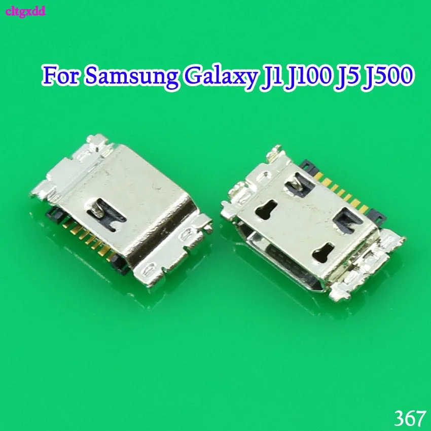 Base de carga USB para Samsung Galaxy, Conector de carga para modelos J1, J100, J5, J500, J7, J700, J3, 2016, J300, J320, T350, T355C, lote de 10 unidades