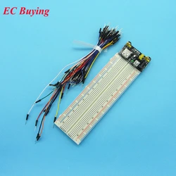 Placa de pruebas MB102 con fuente de alimentación de 3,3 V y 5 V