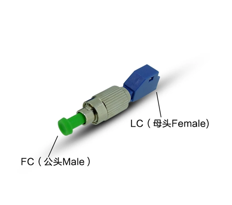 Acoplador de fibra óptica FC-LC FM híbrido hembra a macho VFL utiliza conector de fibra óptica SM MM adaptador ftth envío gratis ELINK 5 uds - imagen 3