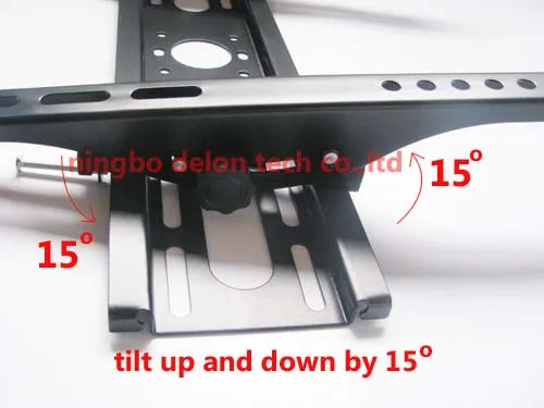 PTB-M44 universal fuerte 50kg acero 400X400 46 "42" 50 "55" 15 inclinación arriba abajo tv lcd soportes montados en la pared montaje para tv lcd led tv - imagen 2