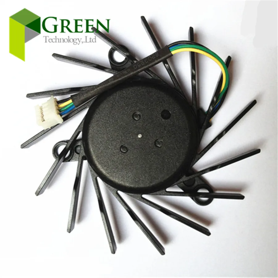 MBT7012XF-W2012V mágico Original para NVIDIA 9600GT 9800GT, hoja de ventilador de tarjeta gráfica, 0,28a, 36x48x52MM, 4 cables - imagen 3