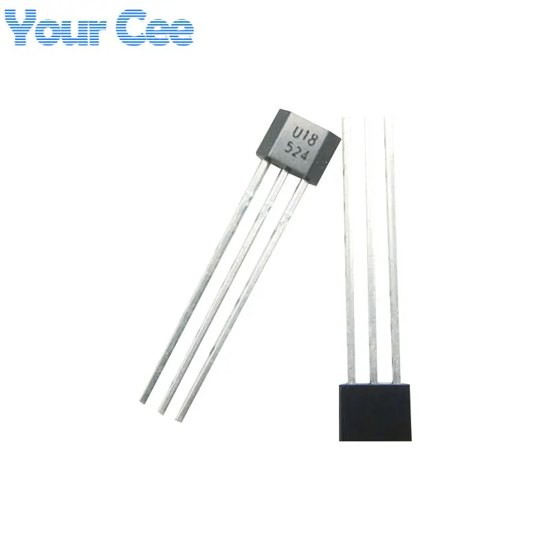 100 uds/5 uds U18 US1881 OH188 1881 Sensor de efecto Hall Detector magnético Motor de interruptor Hall - imagen 2