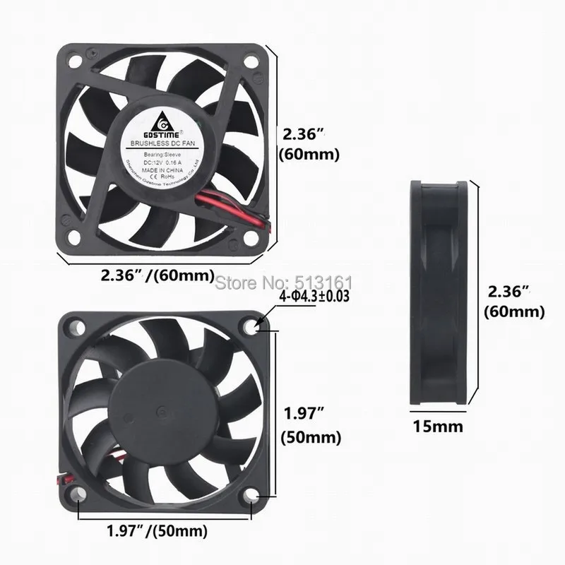 fan 60mm 12v 9