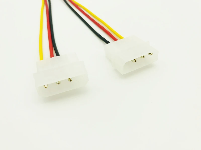 5 unids/lote Dual 4 pines a 6 pines Molex PCI-E tarjeta gráfica externa adaptador convertidor de Cable de alimentación de alta calidad para minería BTC - imagen 5