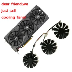 Ventilador GPU PLD09210S12HH para ASUS STRIX Pack 3 unidades