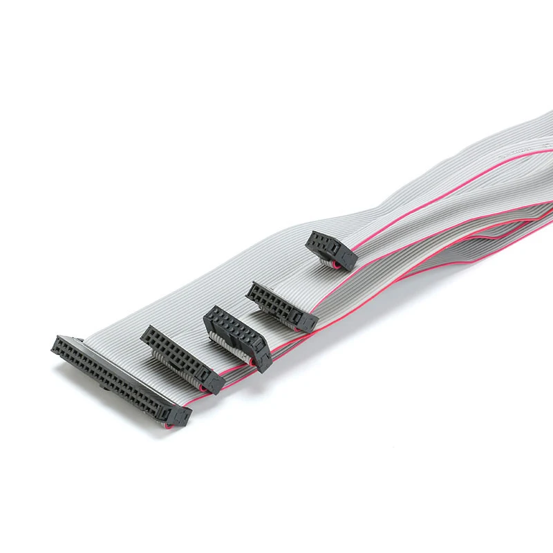 JTAG-Cable de descarga ISP AVR de 2,54 MM, Conector de PIN gris, Cable de datos de cinta plana de 30CM, FC-6/10/14/16/20/40P - imagen 3