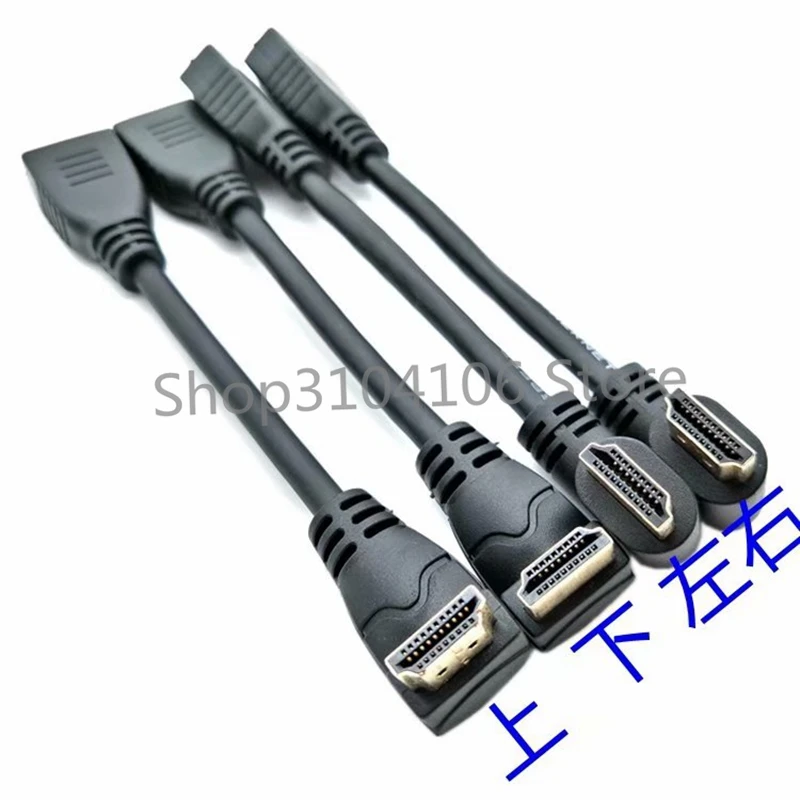 Cable de extensión de ángulo compatible con HDTV en ángulo 2,0 A macho a hembra 4K * 2k 60Hz HD HDTV2.0v HDMI2.0 15cm 60cm 1,8m 6FT 2FT - imagen 4