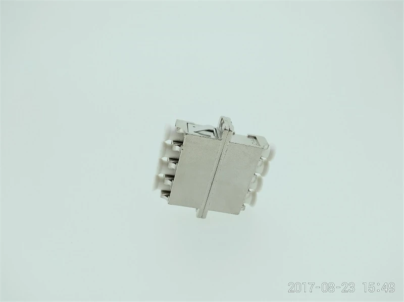 Adaptador de fibra LC, carcasa de metal cuádruple, acoplador de fibra óptica SM MM, conector IL 0.2dB ftth, envío gratis, fábrica ELINK, 10 Uds. - imagen 2
