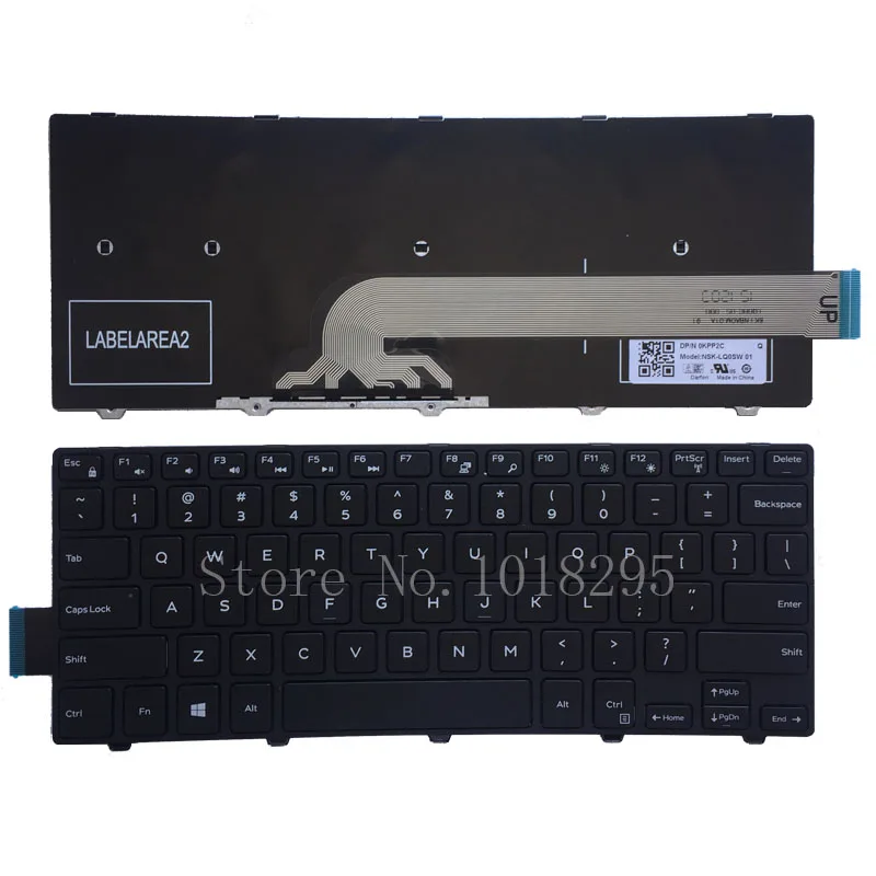 Nuevo para DELL 14 3441 3442 N5447 N3442 14CR 14MR teclado del ordenador portátil negro US 050x15 SN8233