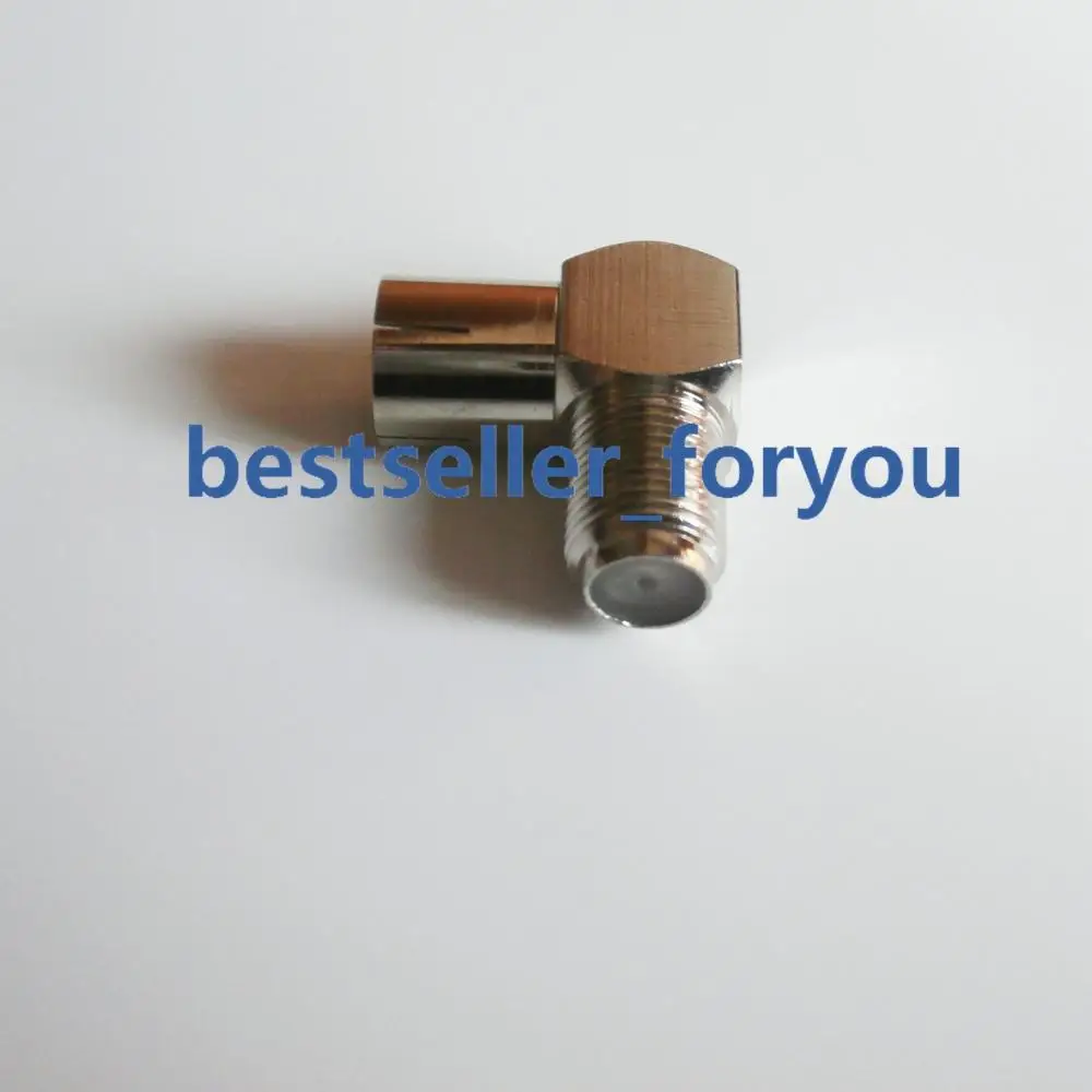 Conector RF adaptador de ángulo recto F hembra a IEC PAL DVB-T TV - imagen 4