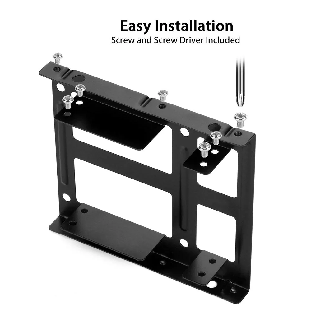 Soporte Dual Metal 2.5" a 3.5" para HDD y SSD