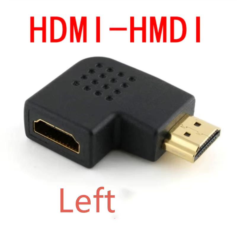 Adaptador HDMI 90° Macho-Hembra Angular de Alta Velocidad