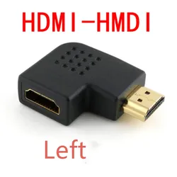 Adaptador HDMI 90° Macho-Hembra Angular de Alta Velocidad