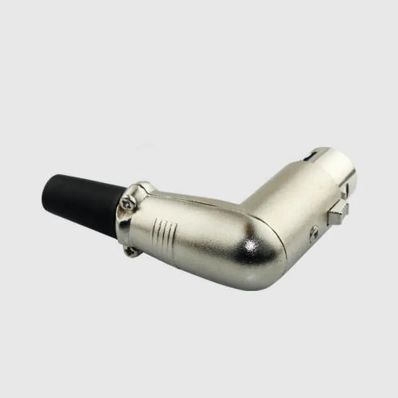 Conectores de micrófono de cabeza de cañón curvada, Canon, Balance de tres núcleos - imagen 5